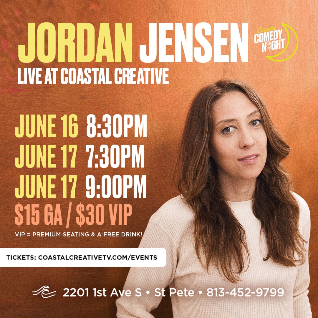 Jordan Jensen Coastal Comedy Night